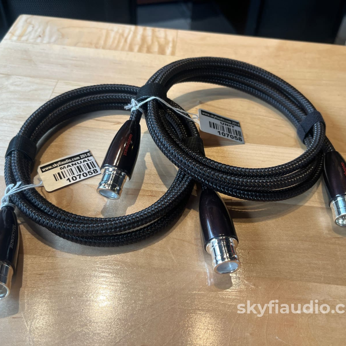 AudioQuest Mackenzie Series XLR Interconnects (Pair) - 5ft