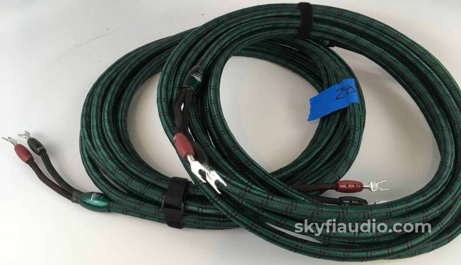 Audioquest Pikes Peak Speaker Cables - 28 With Spades Customizable