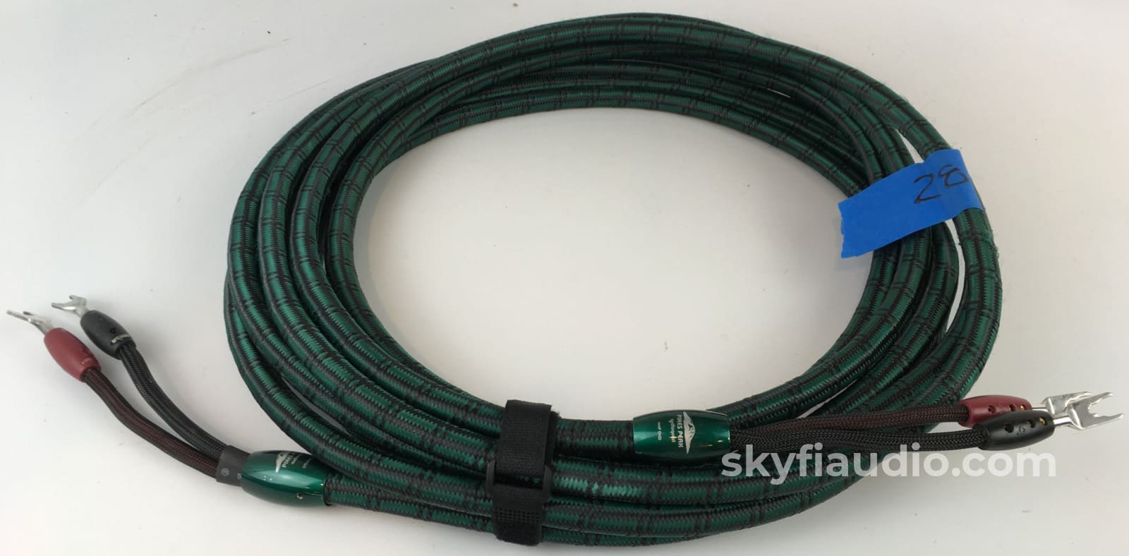 Audioquest Pikes Peak Speaker Cables - 28 With Spades Customizable