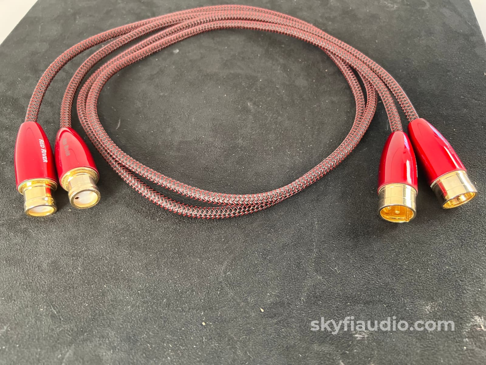 AudioQuest Red River XLR Audio Interconnects - 1 Meter