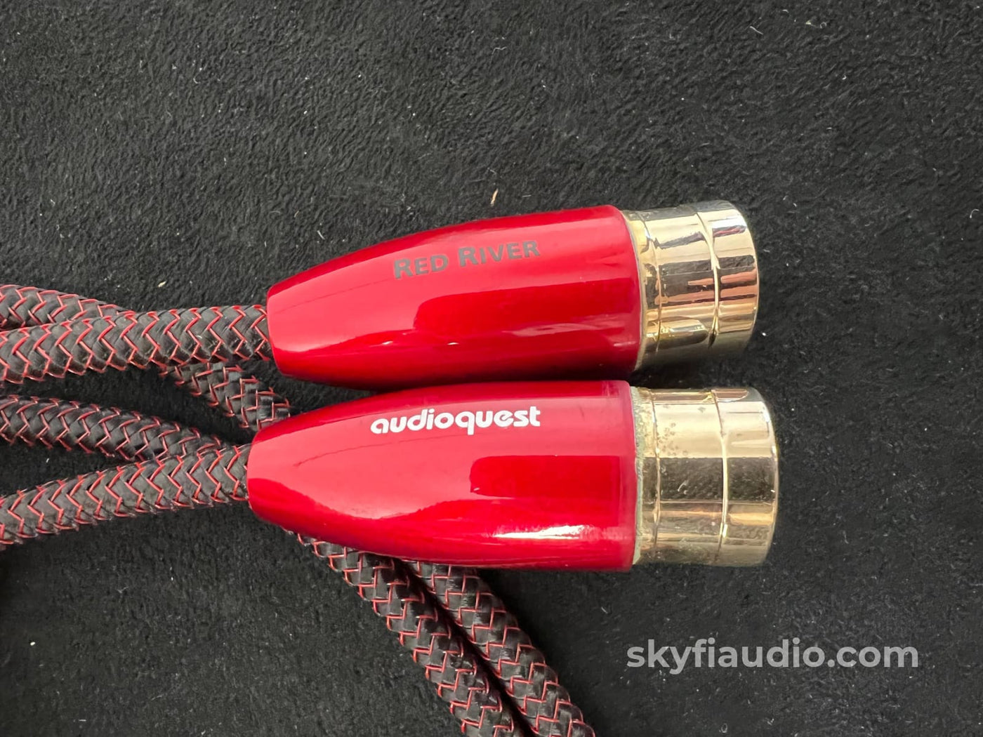 AudioQuest Red River XLR Audio Interconnects 1 Meter