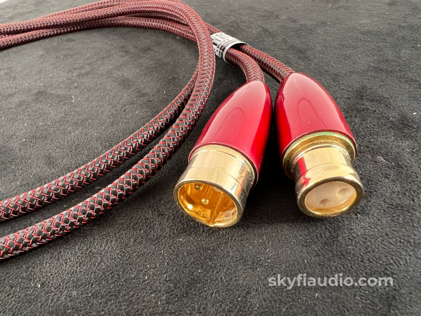 AudioQuest Red River XLR Audio Interconnects 1 Meter