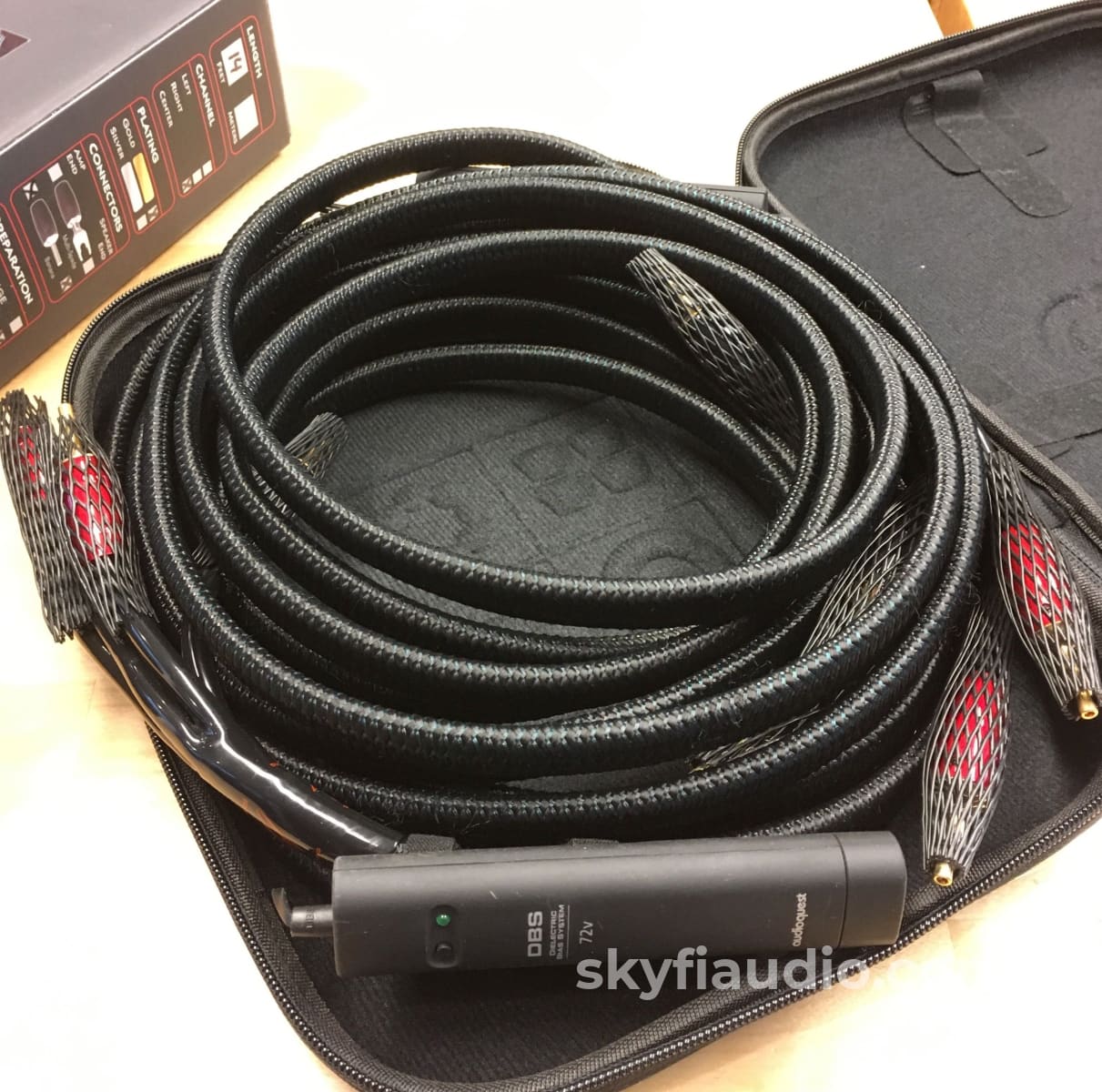 Audioquest Rocket 88 Bi-Wire Speaker Cables With 72V Dbs - 14