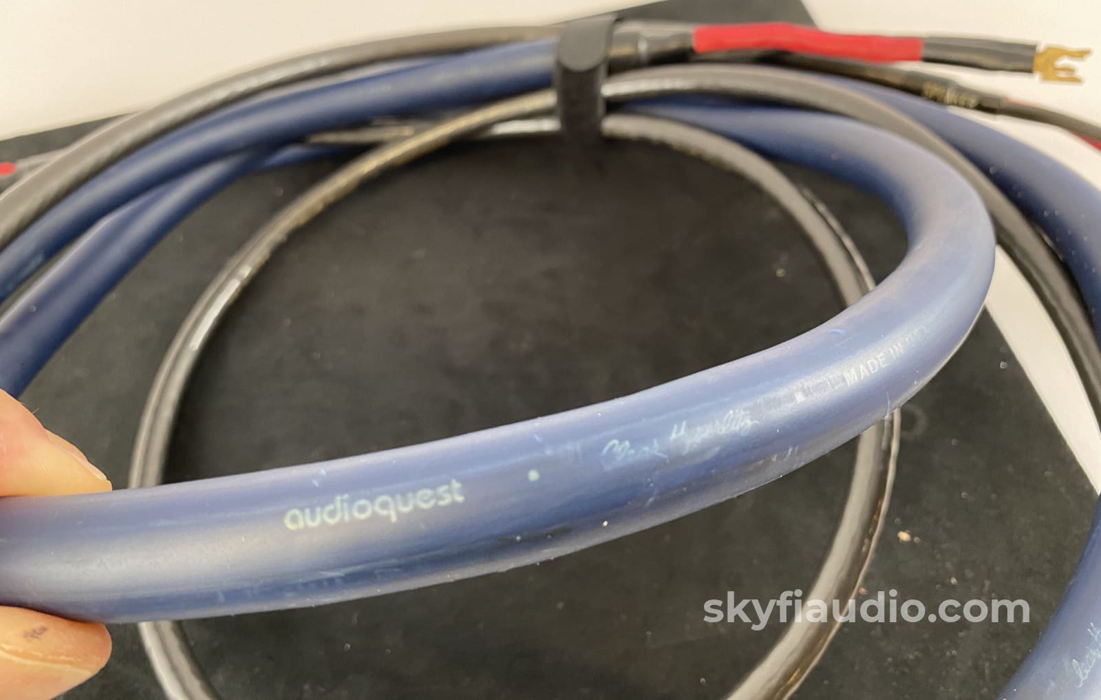 Audioquest Sterling Hyperlitz Bi-Wire Custom Speaker Cables - 8 Feet