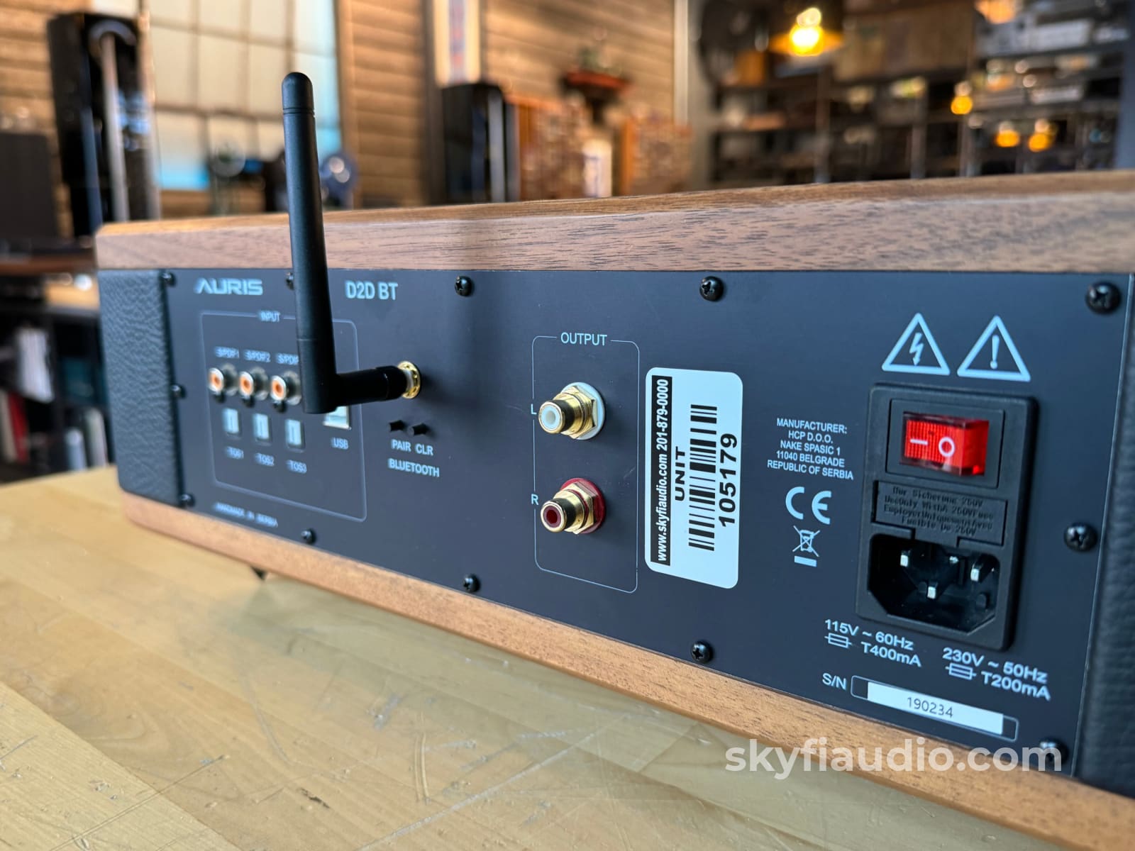 Auris D2D Bt Digital To Analogue Converter Dsd Capable Cd +