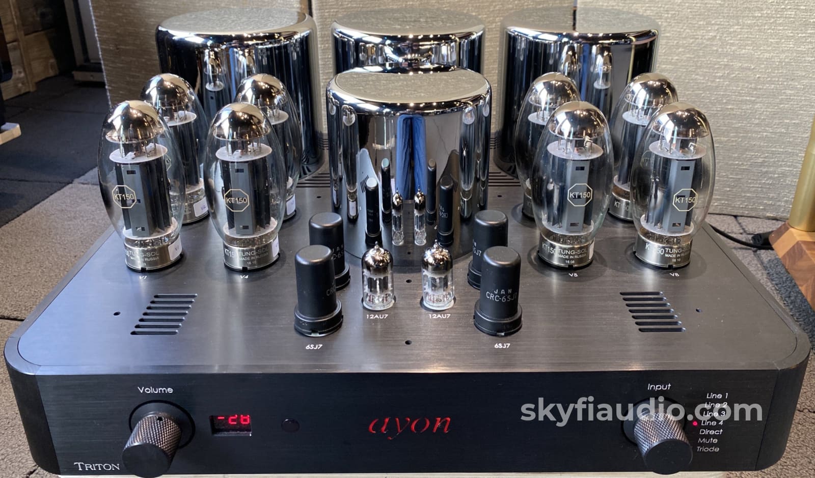 Ayon Triton Iii Integrated Tube Amplifier With Kt150 Tubes - Pentode And Triode Switchable