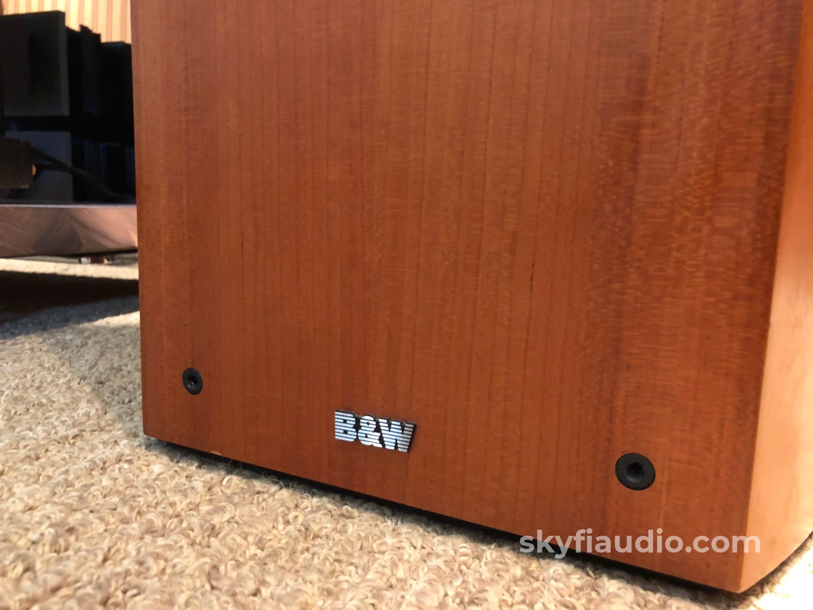 B&W (Bowers And Wilkins) Nautilus 803 Speakers In Cherry