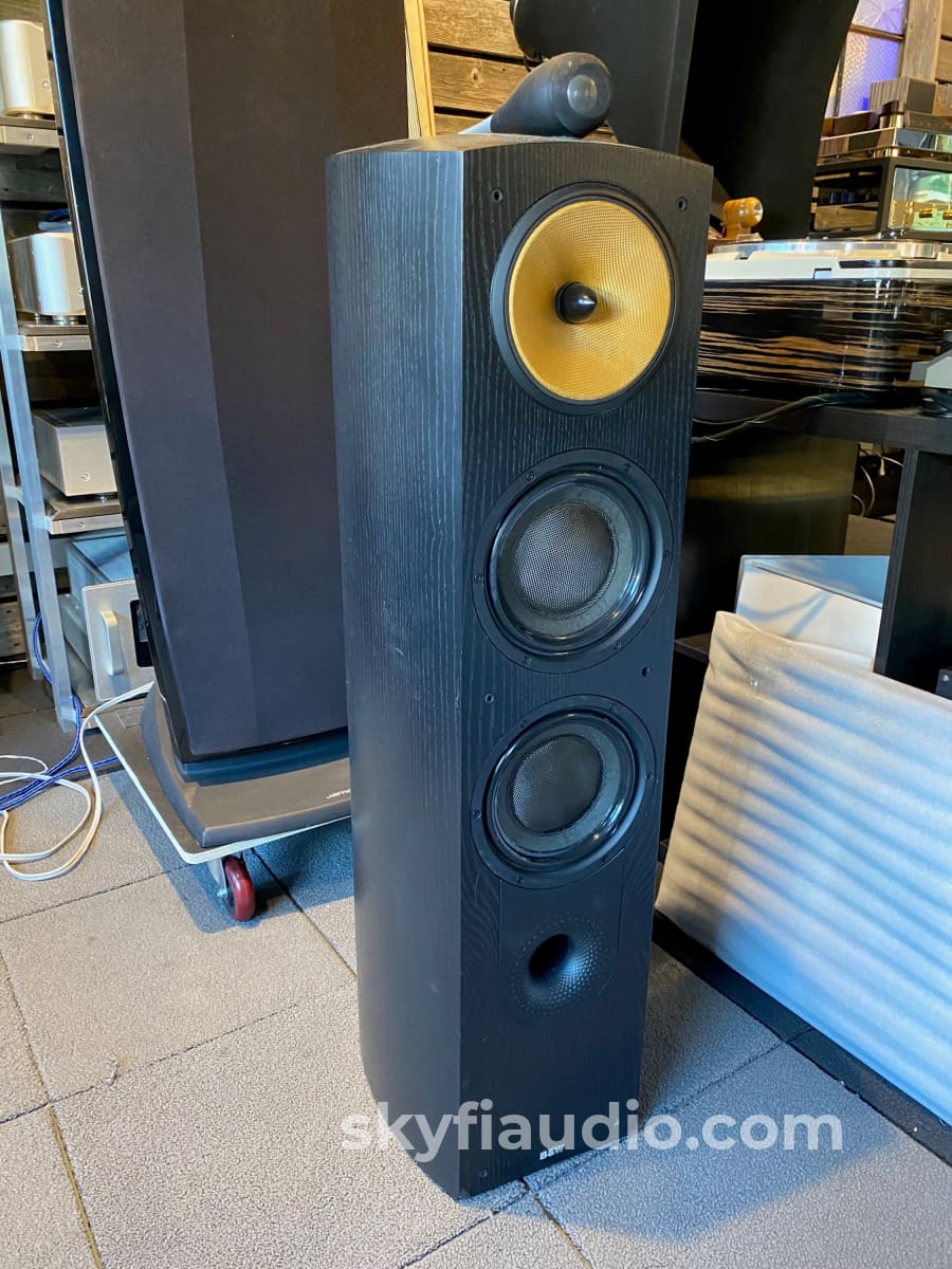 B&W (Bowers And Wilkins) Nautilus 803 Speakers With Grills - Soon-To-Be Classics