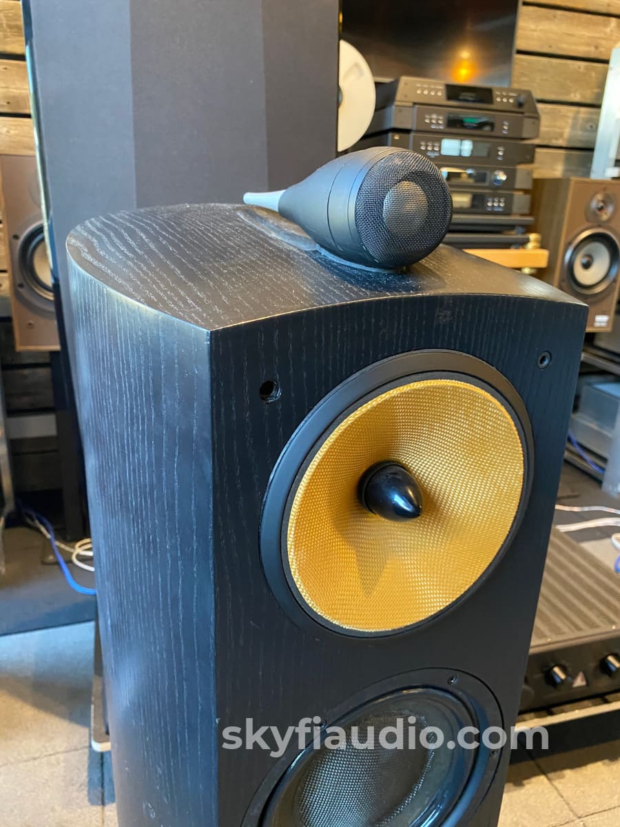 B&W (Bowers And Wilkins) Nautilus 803 Speakers With Grills - Soon-To-Be Classics