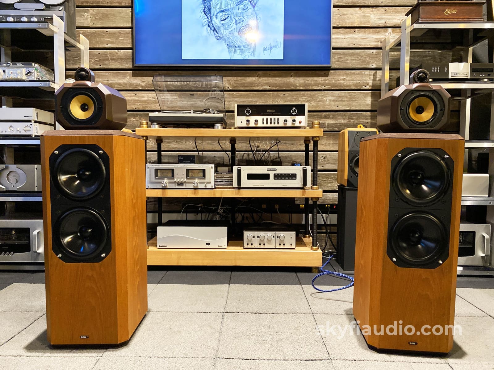 B&W (Bowers & Wilkins) 802 Series 80 Vintage Speakers - Working Perfectly