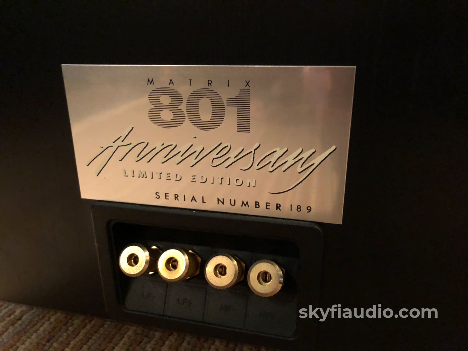B&W (Bowers & Wilkins) Matrix 801 Anniversary Edition Speakers