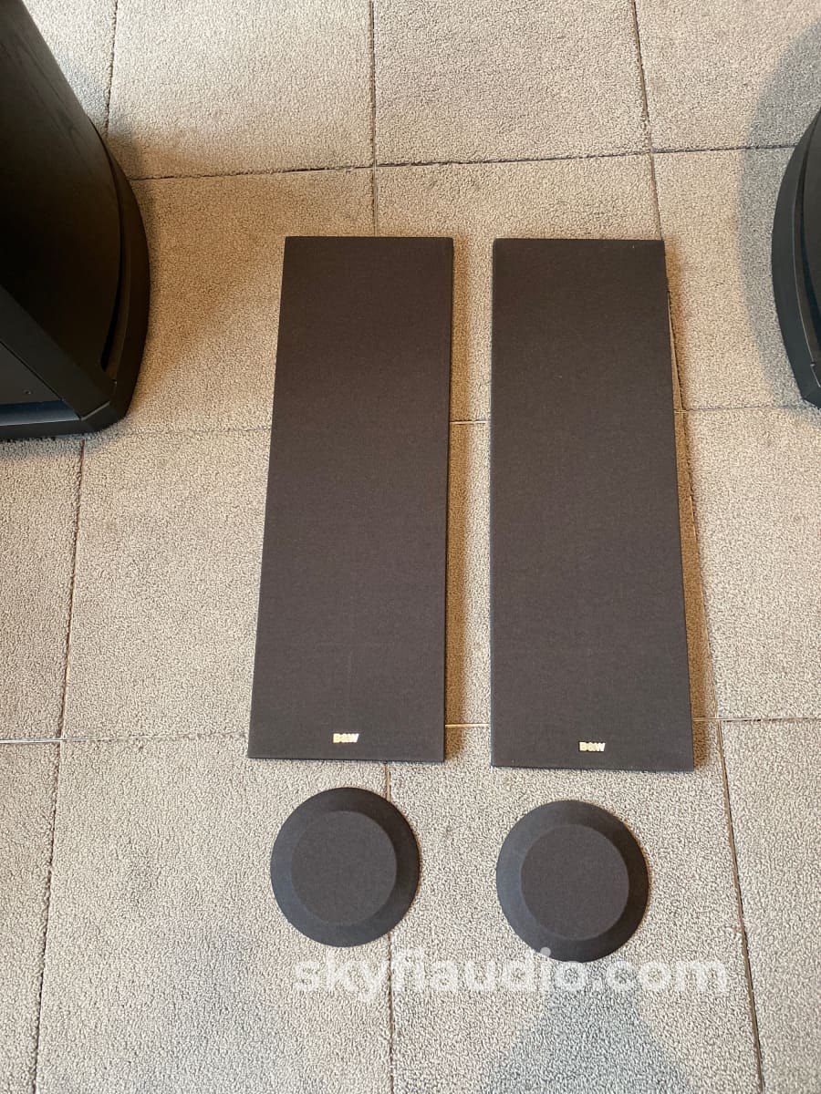 B&W (Bowers & Wilkins) Nautilus 802 Speakers In Black - Minty