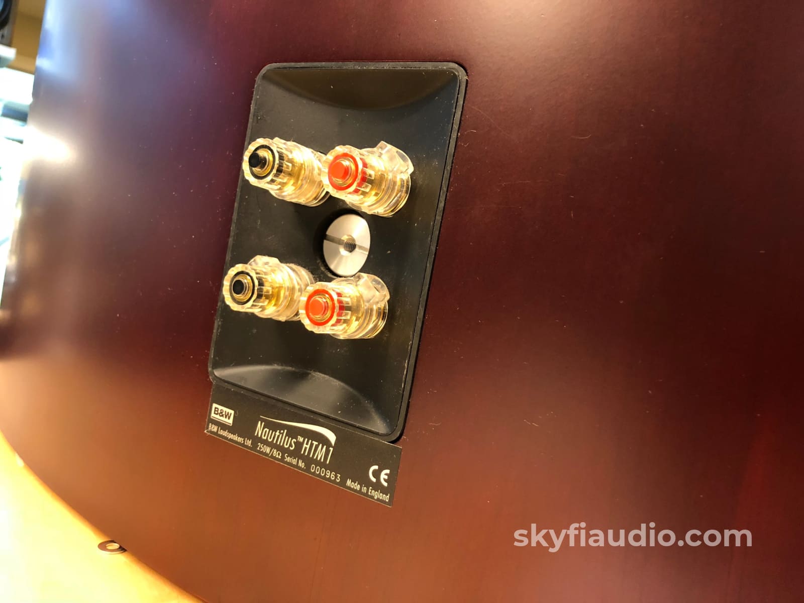 B&W (Bowers & Wilkins) Nautilus Htm-1 Center Theater Speaker - Mint In Box Speakers