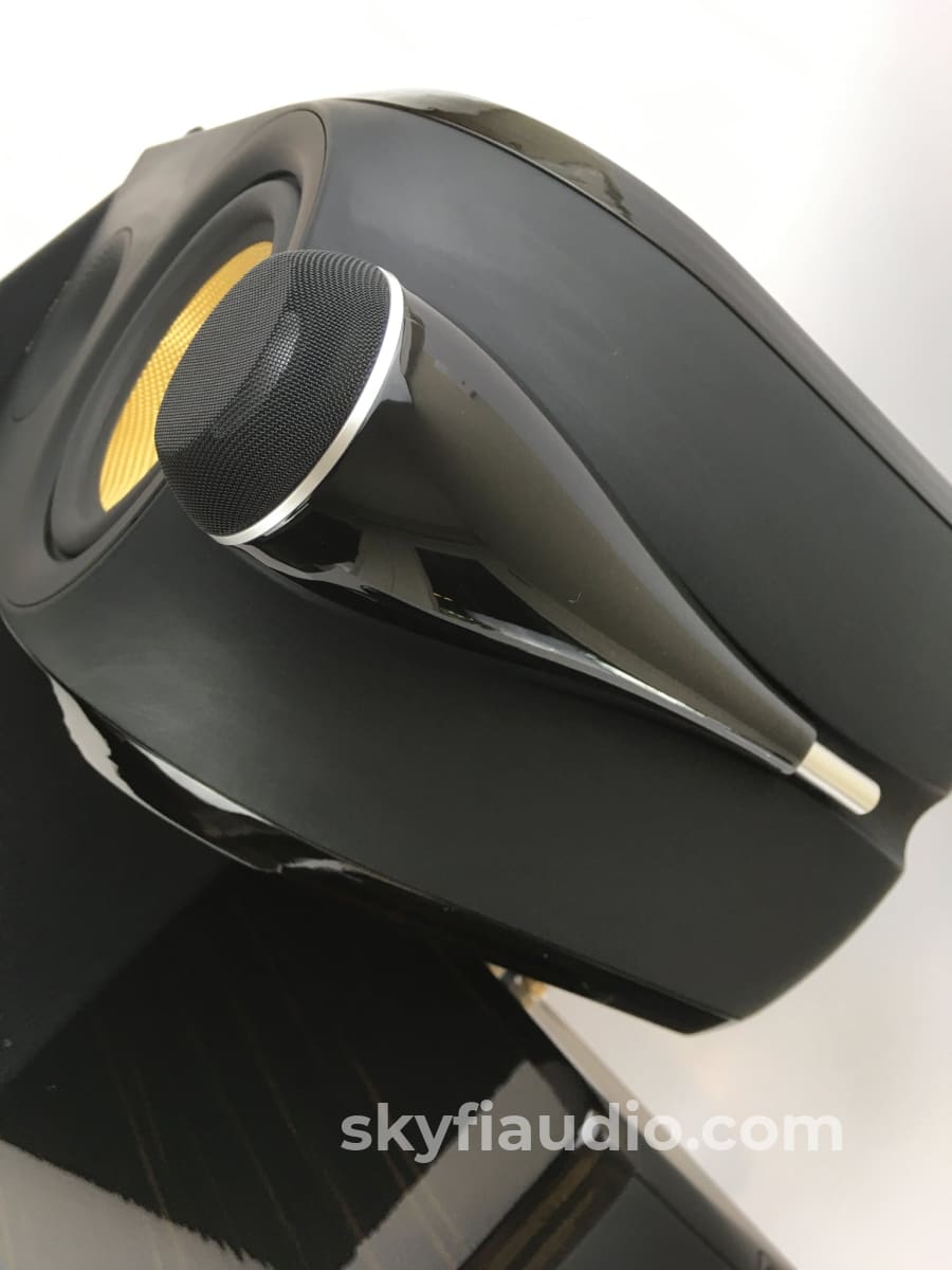 B&W (Bowers & Wilkins) Pm1 Speakers With Matching Stands And Original Box