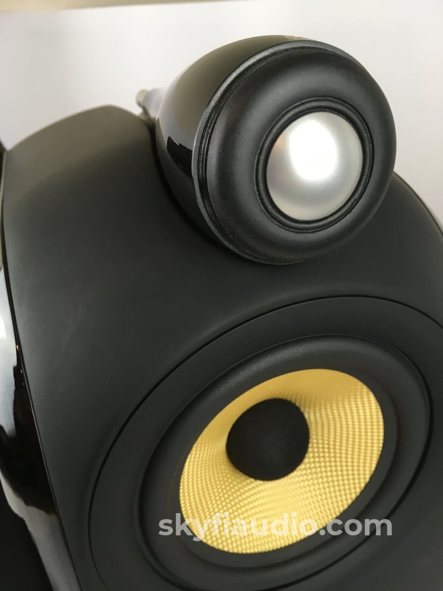B&W (Bowers & Wilkins) Pm1 Speakers With Matching Stands And Original Box