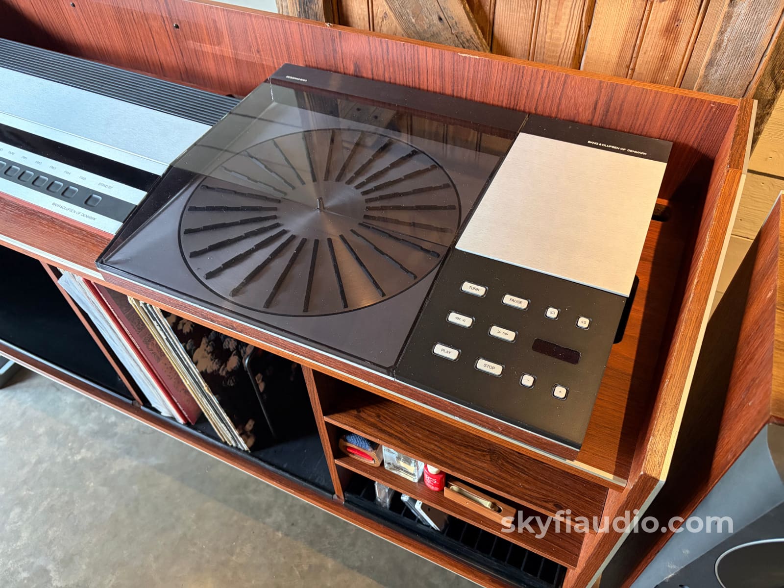 Bang & Olufsen B&O Complete System - Including Receiver Turntable Speakers and Original Rare Cabinet - System