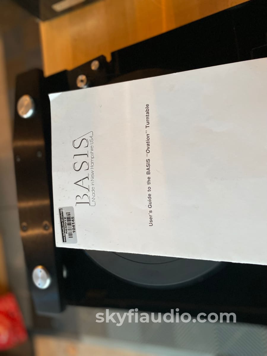 Basis Ovation Turntable With Sme V Magnesium Tonearm