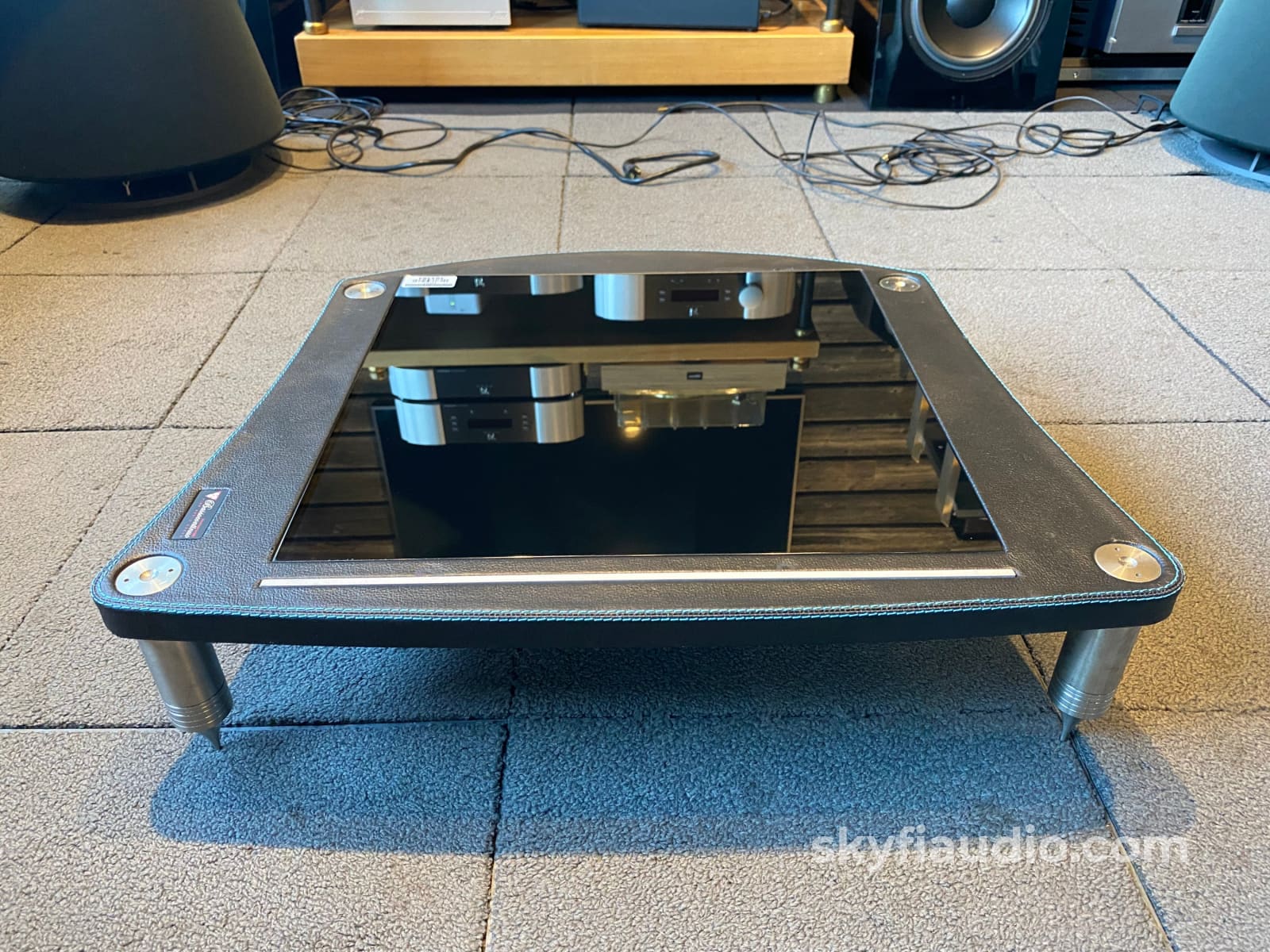 Bassocontinuo Bandura 2.1 Reference Power Amplifier Stand Made In Italy Accessory
