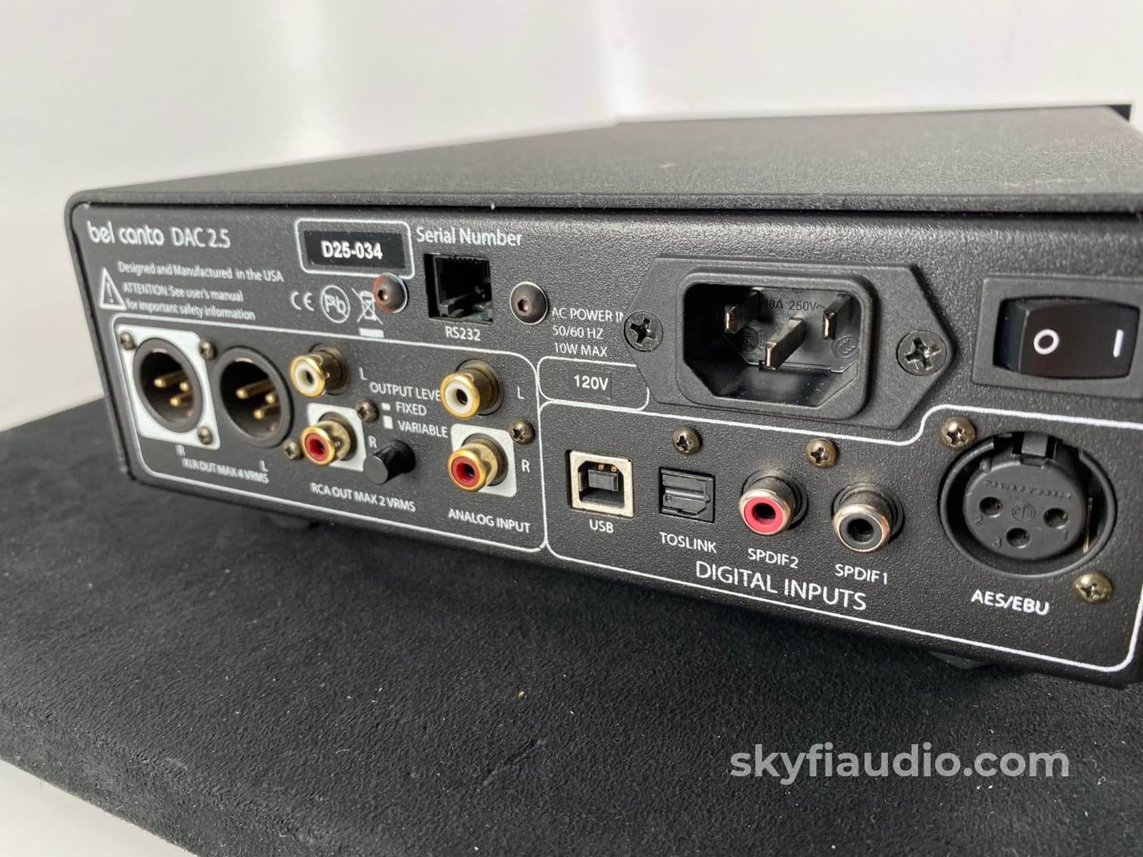 Bel Canto Dac 2.5 Upsampling Audio With Master Reference Ultra-Clock Cd + Digital