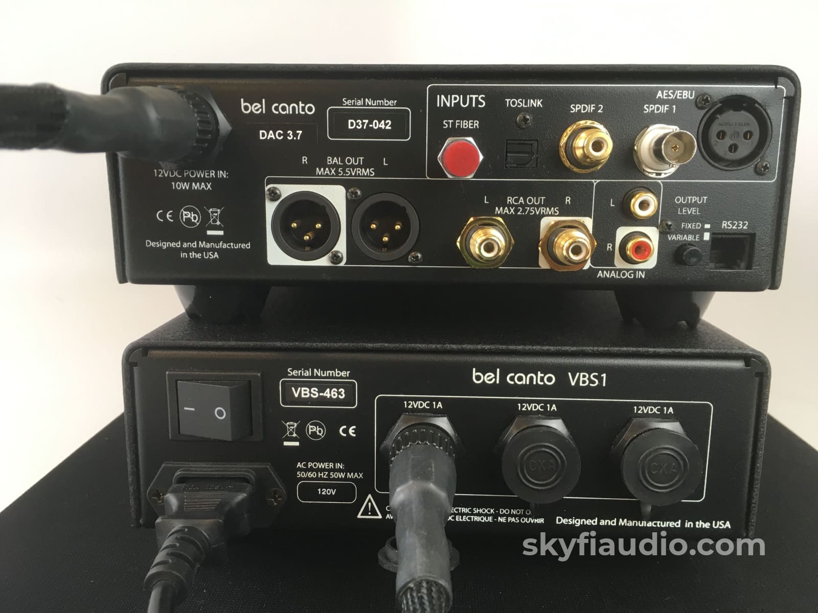 Bel Canto Dac 3.7 And Vbs1 Power Supply Stereophile Class A Cd + Digital