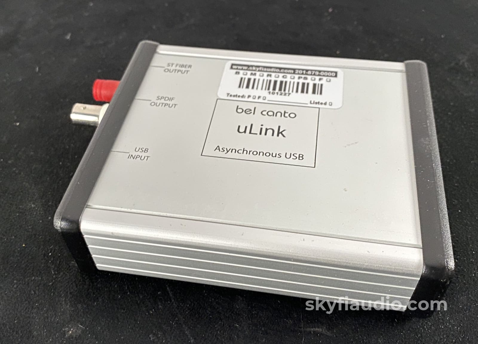 Bel Canto Ulink Asynchronous Usb Converter - To Coaxial Spdif Or Lightlink St Fiber Cd + Digital