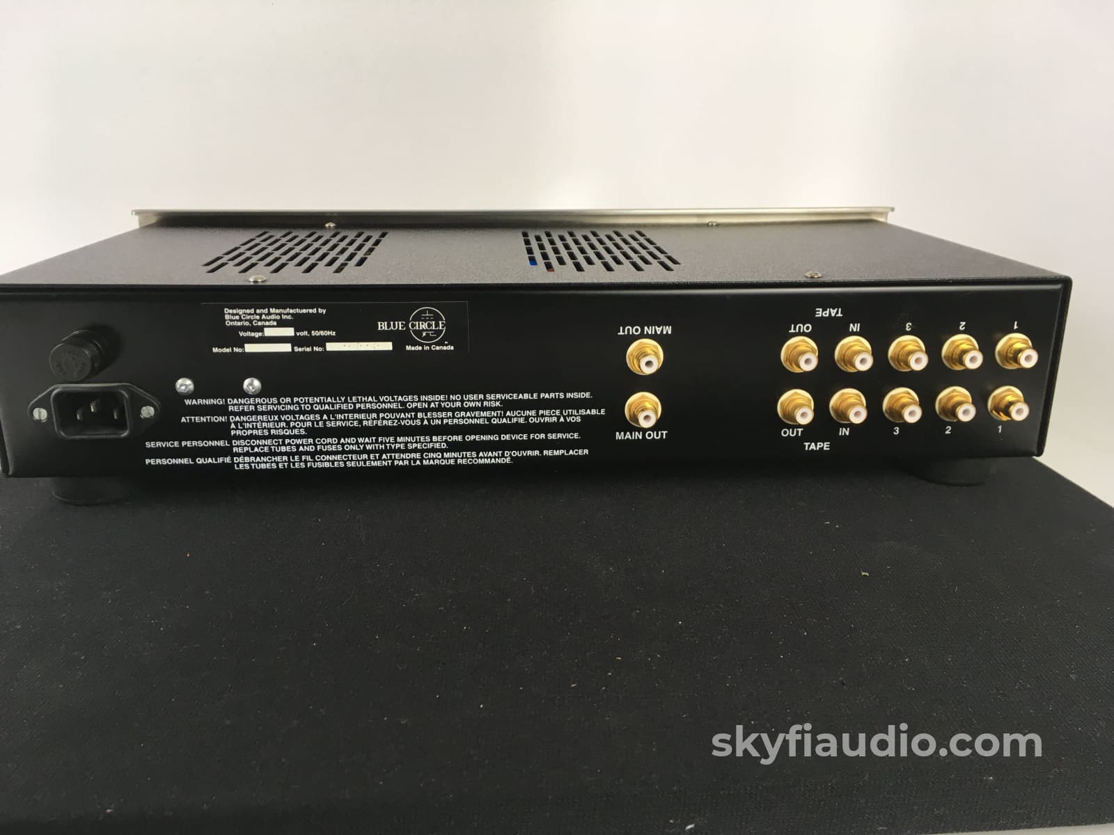 Blue Circle Audio Bc21.1 Tube Preamp With Stepped Attenuator Preamplifier