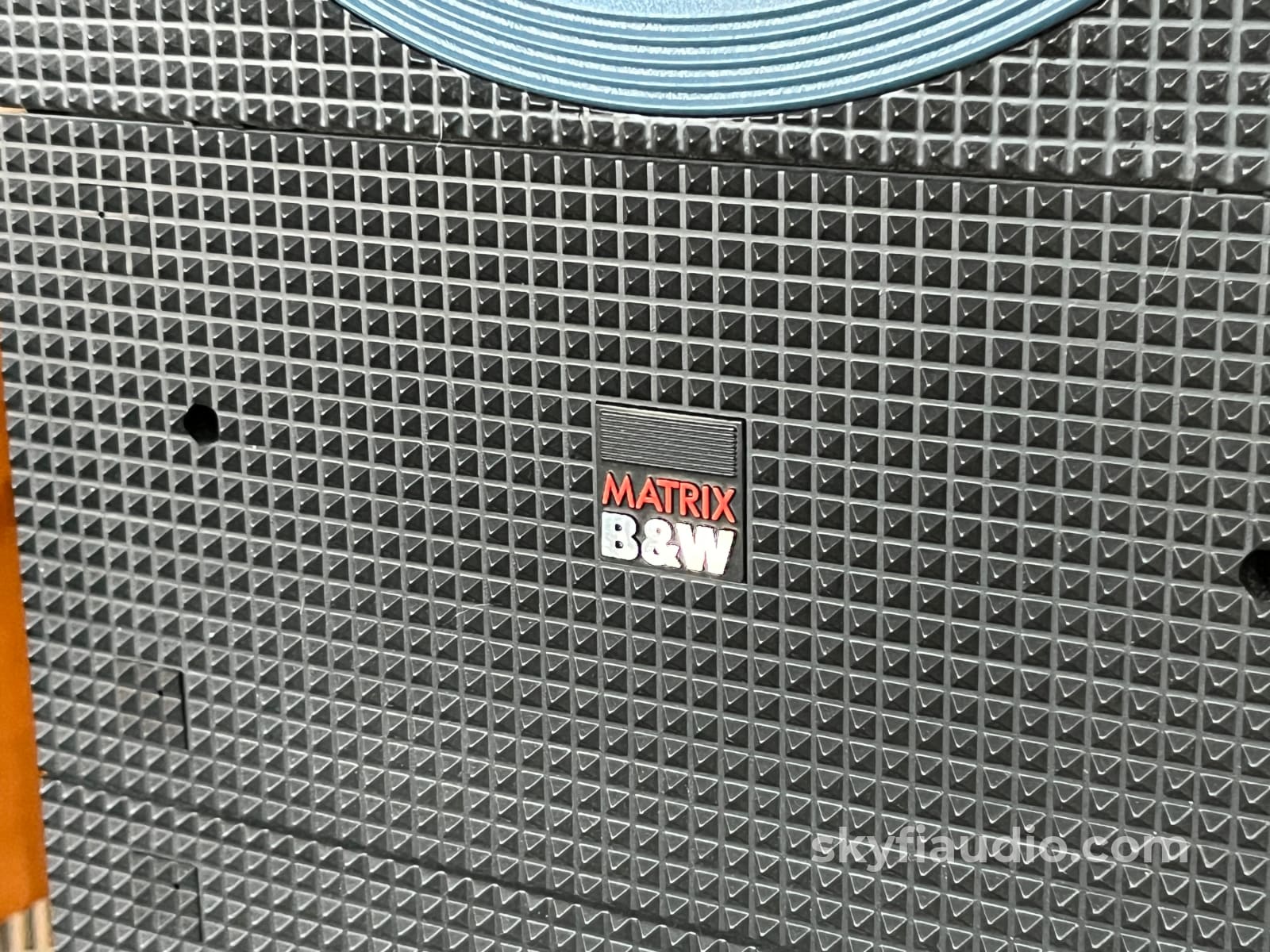 Bowers and Wilkins B&W Matrix 2 Vintage Speakers - W/ Matching Marble Stands Speakers