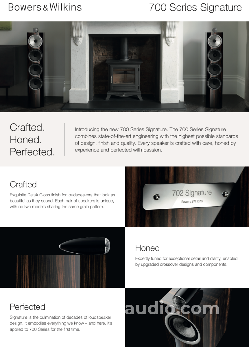 Bowers & Wilkins Signature 705 Datuk Gloss Speakers - Super Rare