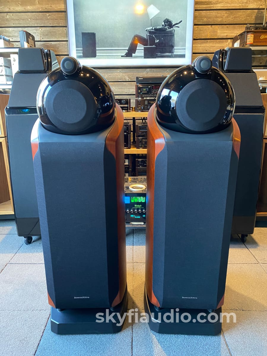 B&W Bowers & Wilkins 802D Speakers In Rosenut Speakers