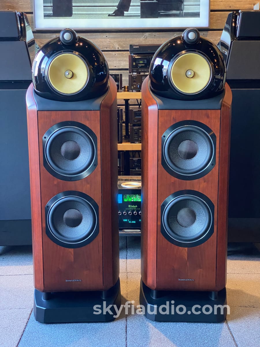 B&W Bowers & Wilkins 802D Speakers In Rosenut Speakers
