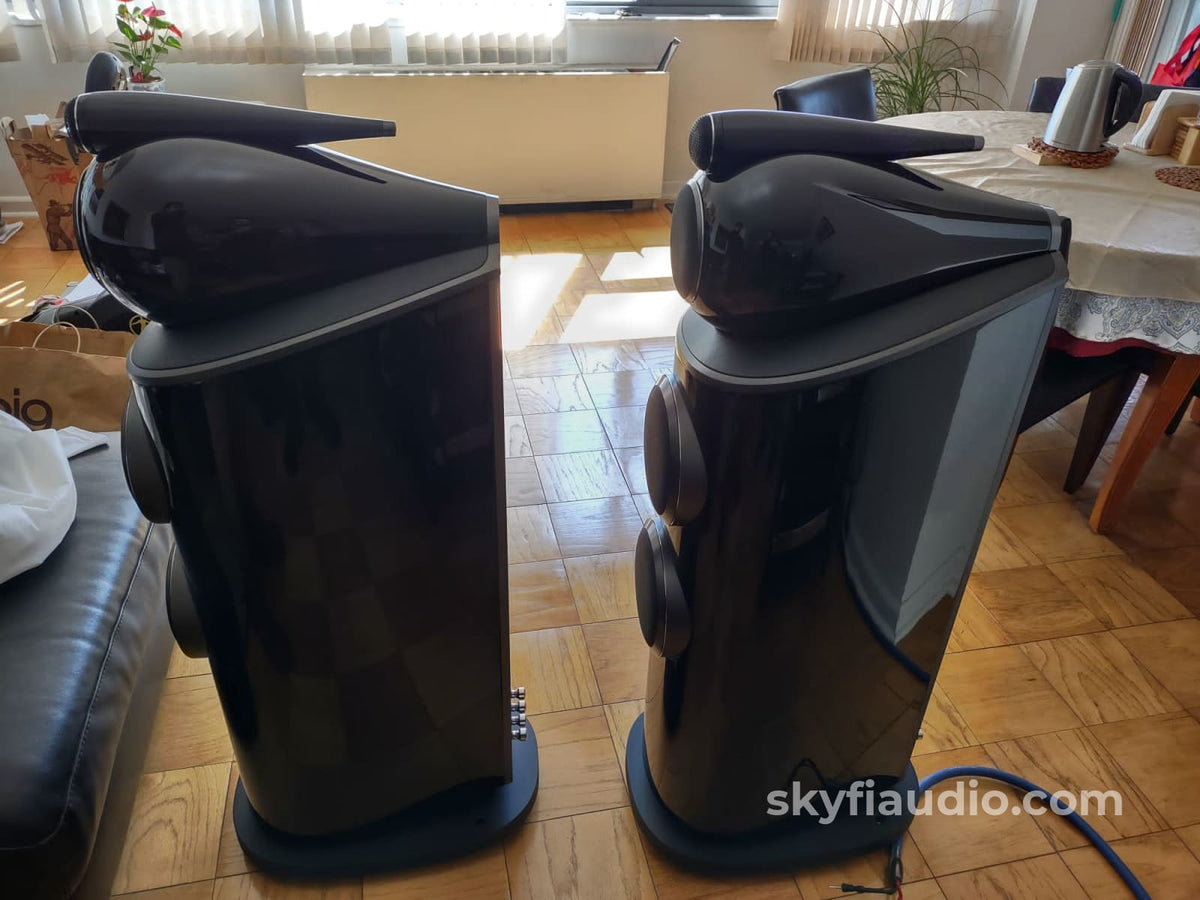 Bower & Wilkins 803D4 Speakers Current Generation Like New Complete