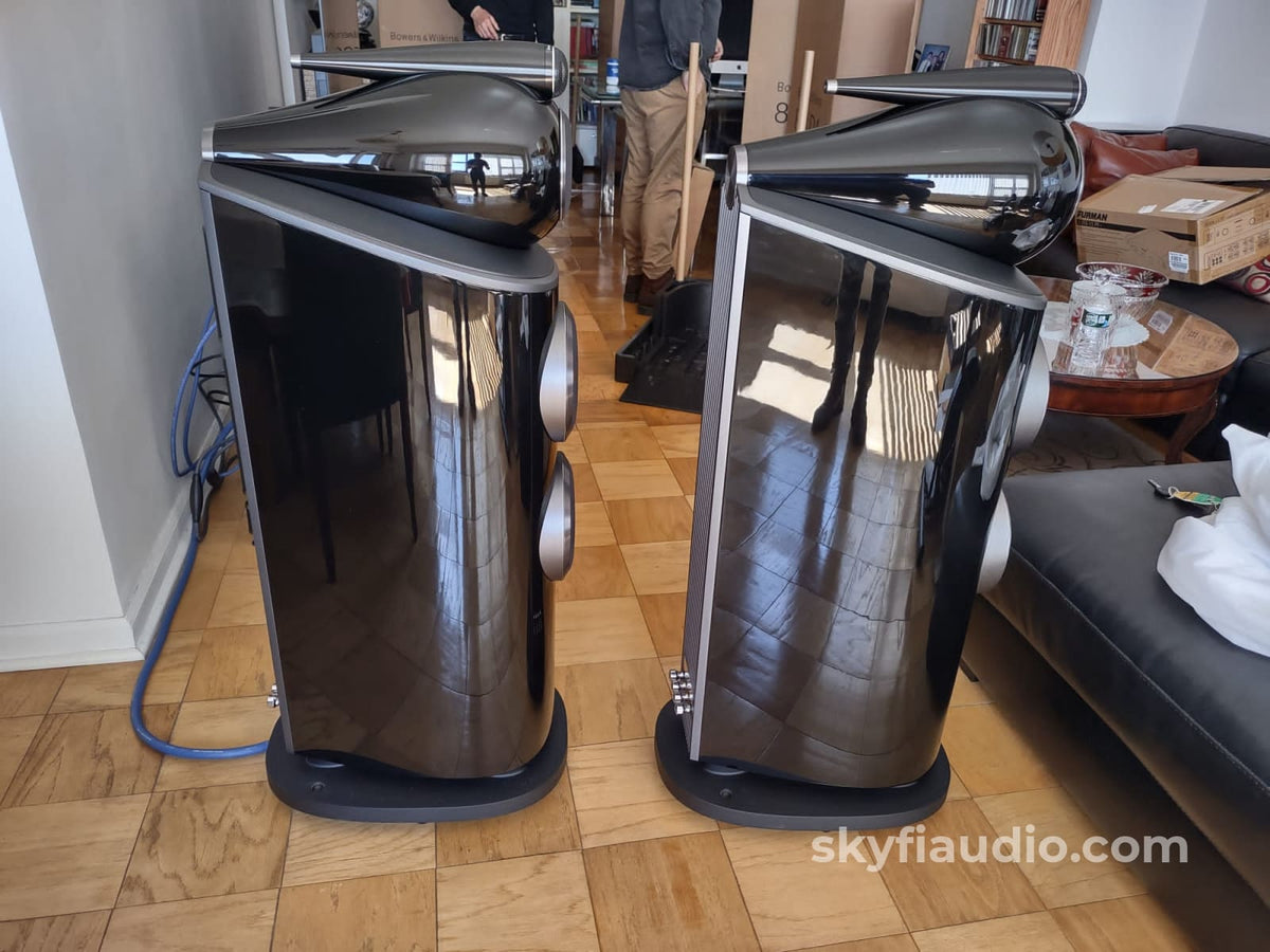 Bower & Wilkins 803D4 Speakers Current Generation Like New Complete