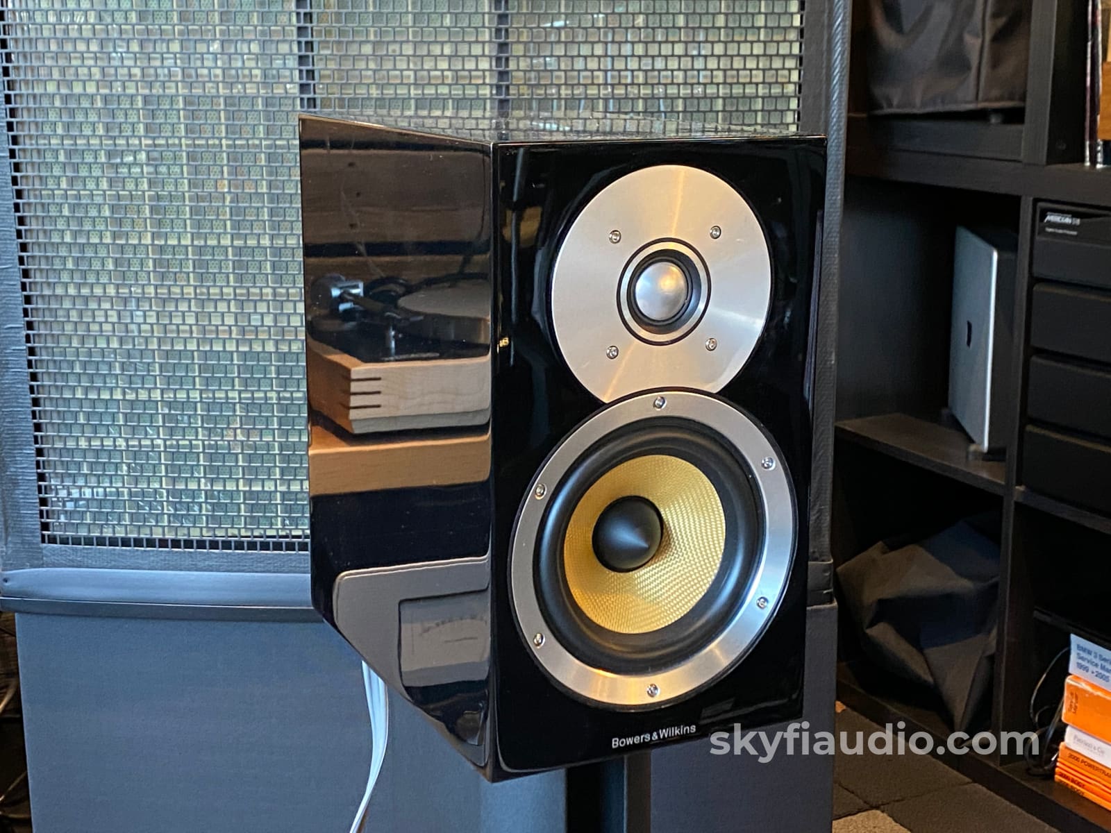 Bowers & Wilkins Cm1 Bookshelf Speakers With Matching Stands