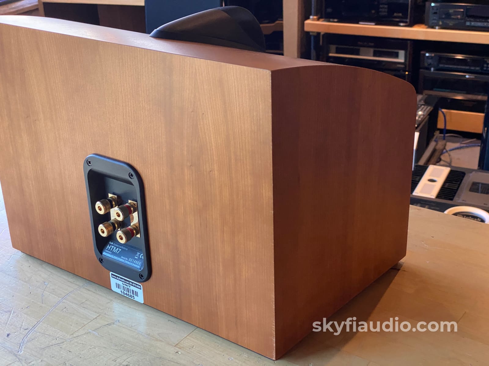 Bowers & Wilkins HTM7 Center Channel Speaker - Natural Cherry Finish