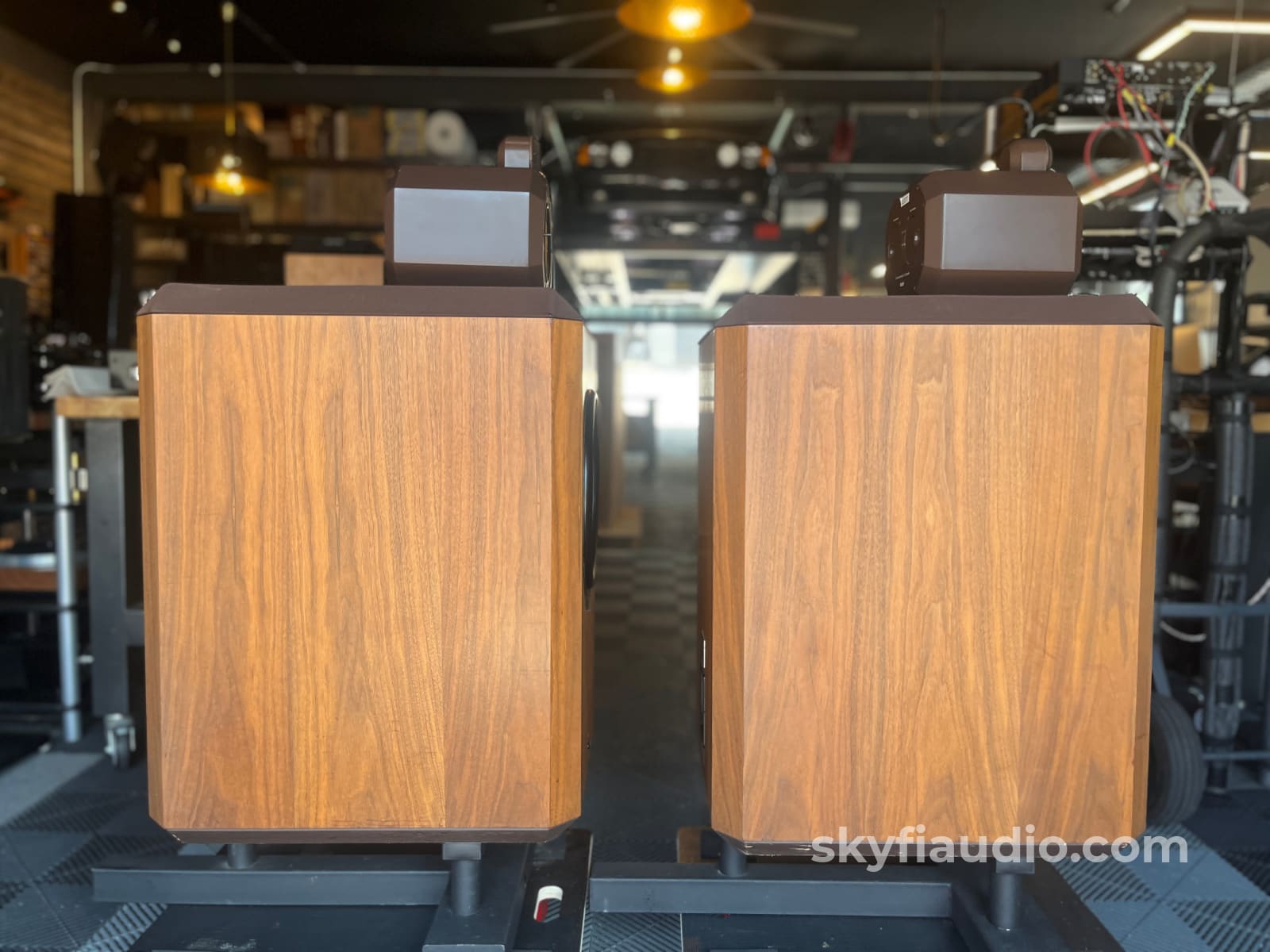 Bowers & Wilkins Model 801 Series 80 Speakers on Sound Anchor Stands