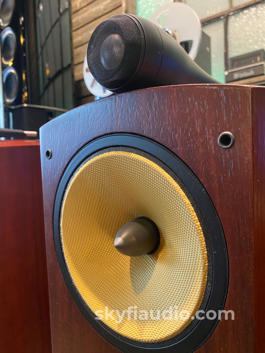 Bowers & Wilkins Nautilus 804S Floorstanding Speakers In Rosenut