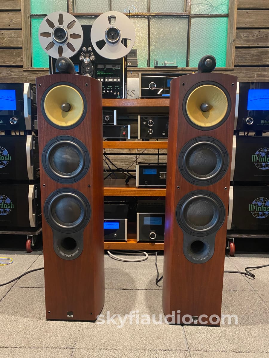 Bowers & Wilkins Nautilus 804S Floorstanding Speakers In Rosenut