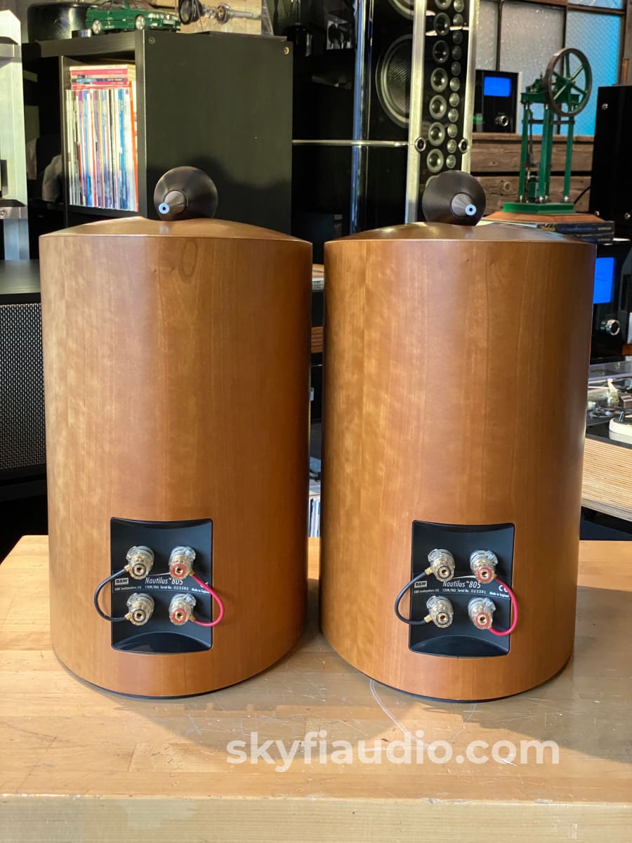 B&W Bowers & Wilkins Nautilus 805 Speakers - Reconditioned