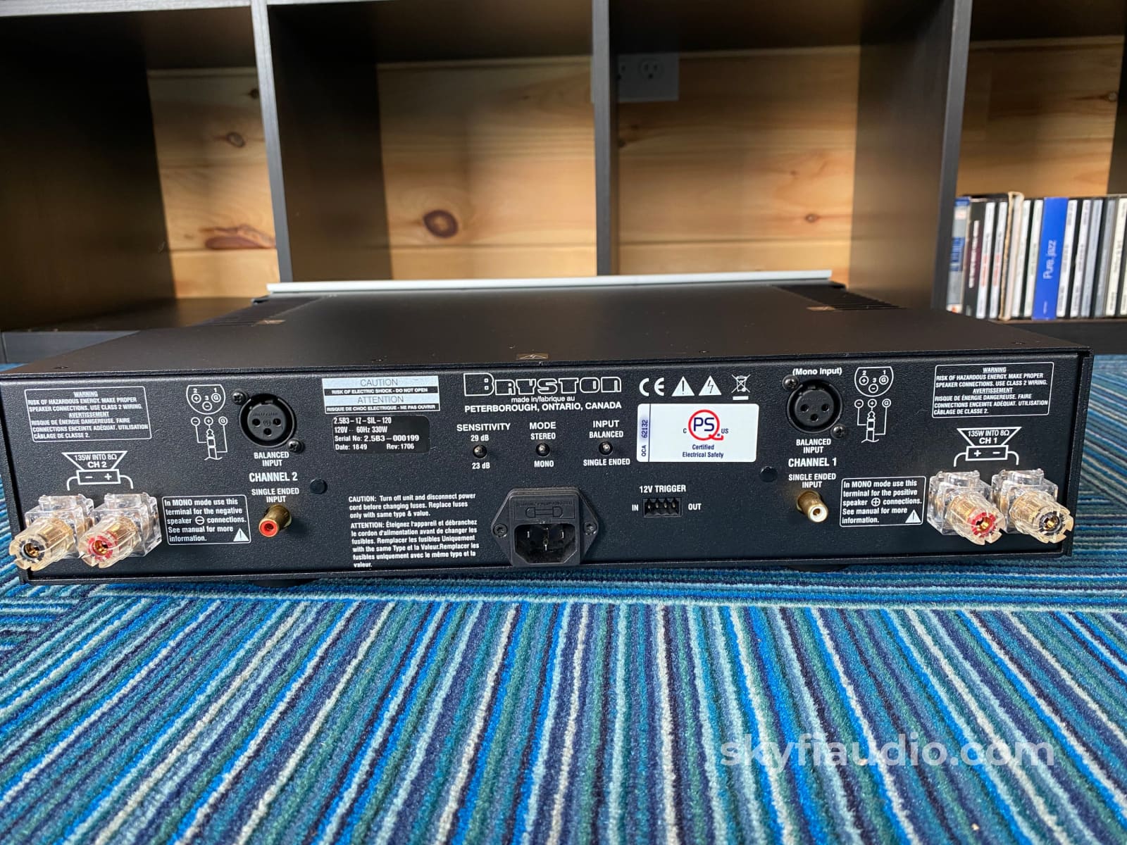 Bryston 2.5B³ Cubed Balanced Stereo/Dual-Mono Power Amplifier