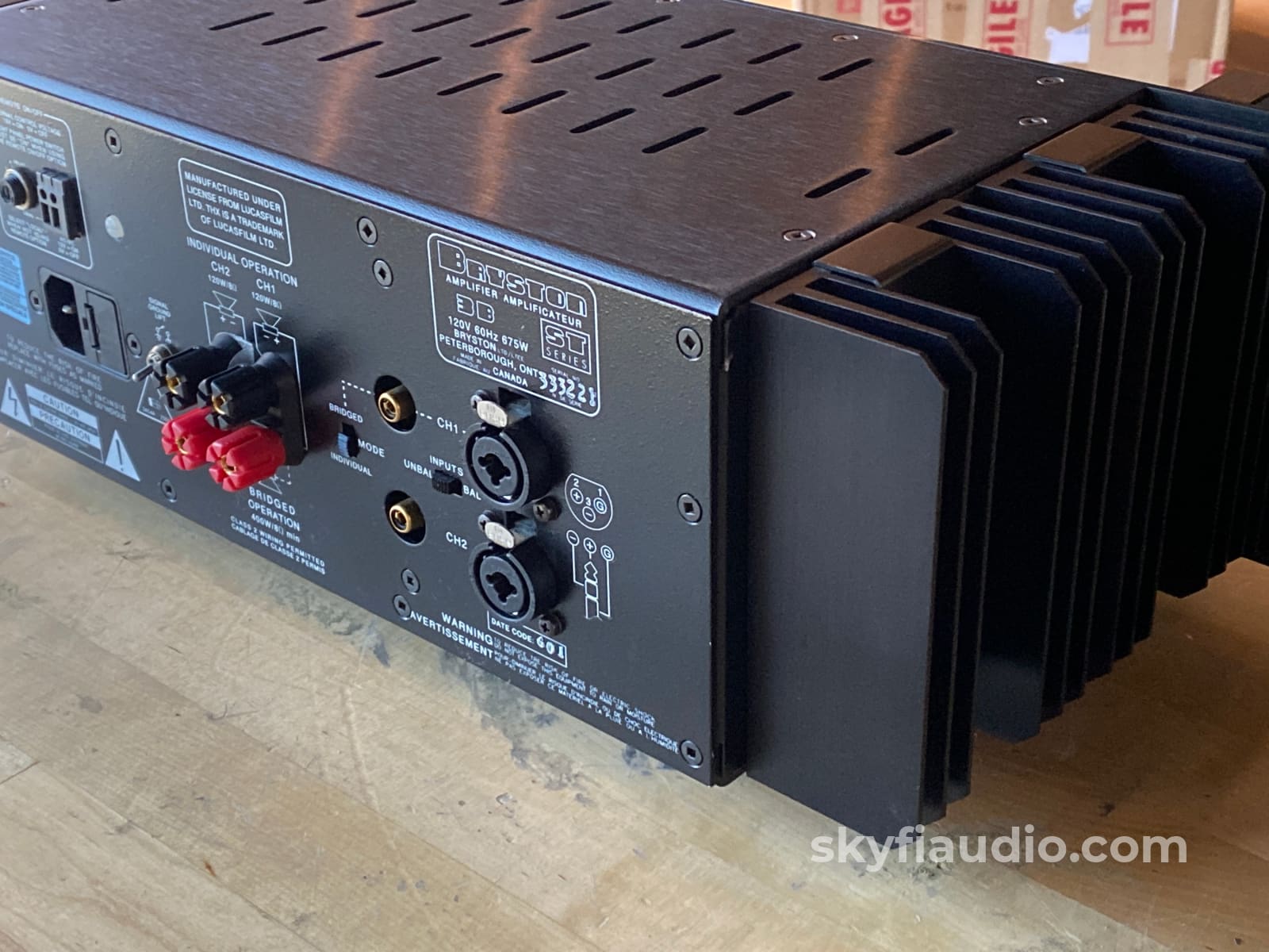 Bryston 3B-St Solid State Stereo Amplifier