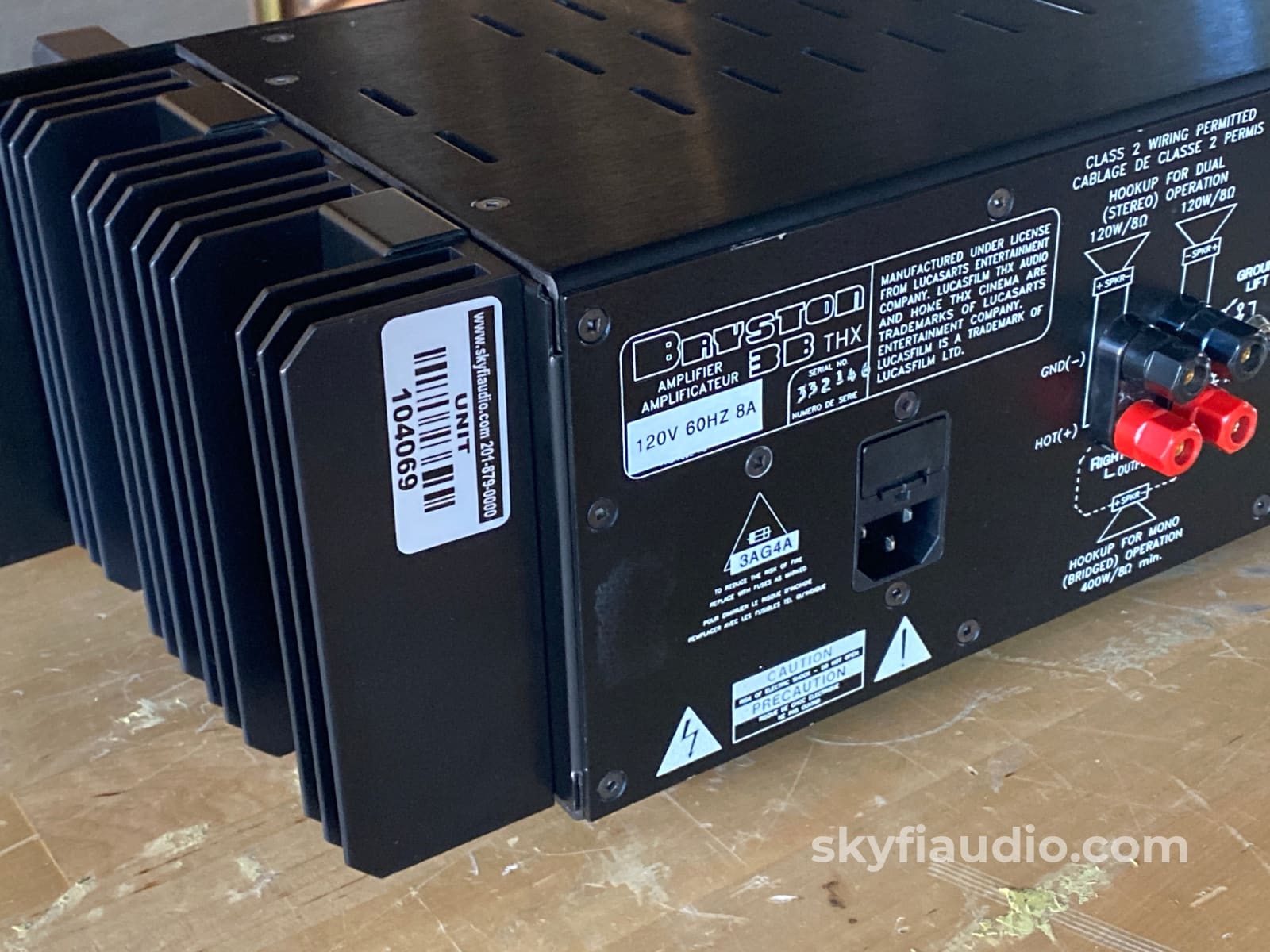 Bryston 3B Thx Solid State Amplifier