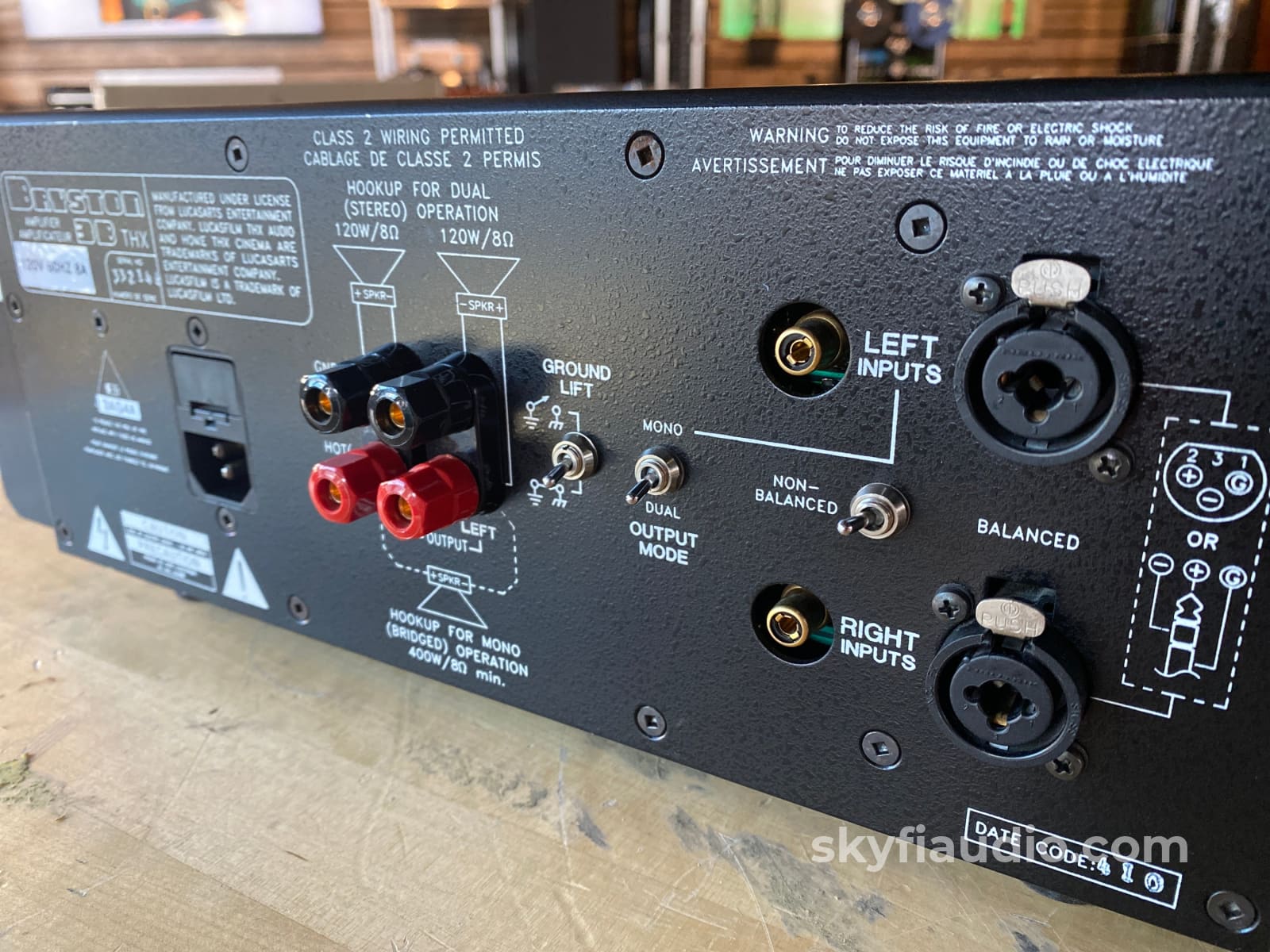 Bryston 3B Thx Solid State Amplifier