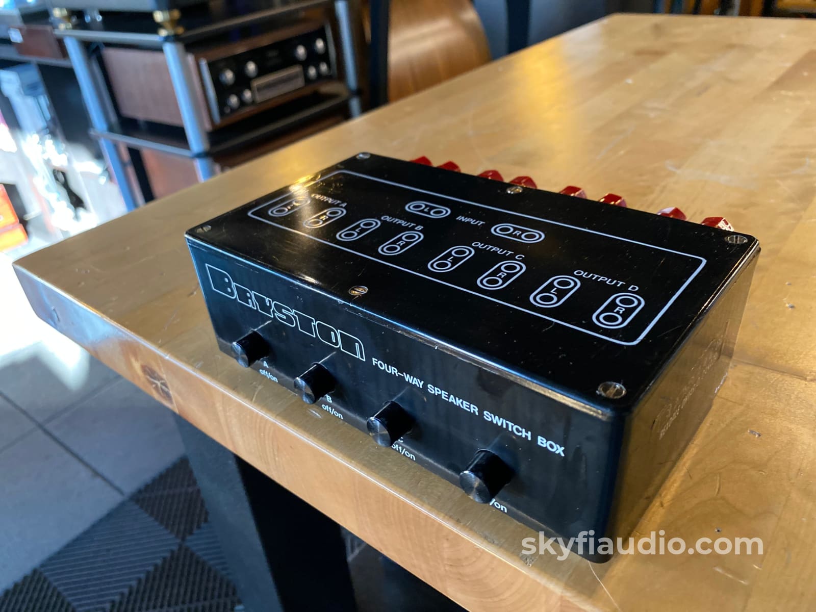 Bryston 4Wsb Four-Way Speaker Switch Box - Rare Accessory