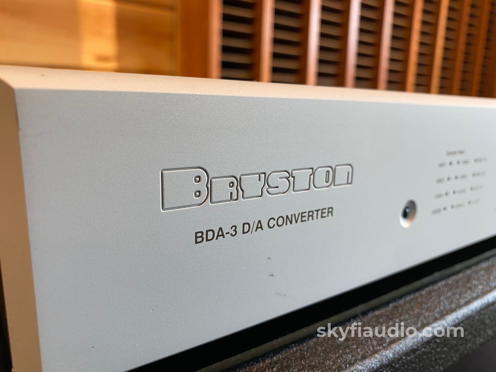 Bryston Bda-3 Digital To Analog Converter (Dac) - Dsd X4 Capable Stereophile Class A+ Cd +