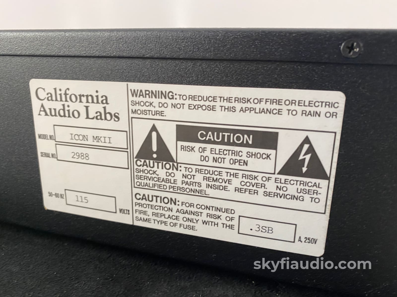 California Audio Labs Icon Mkii Cd Player Skyfi Best Seller Complete Set + Digital