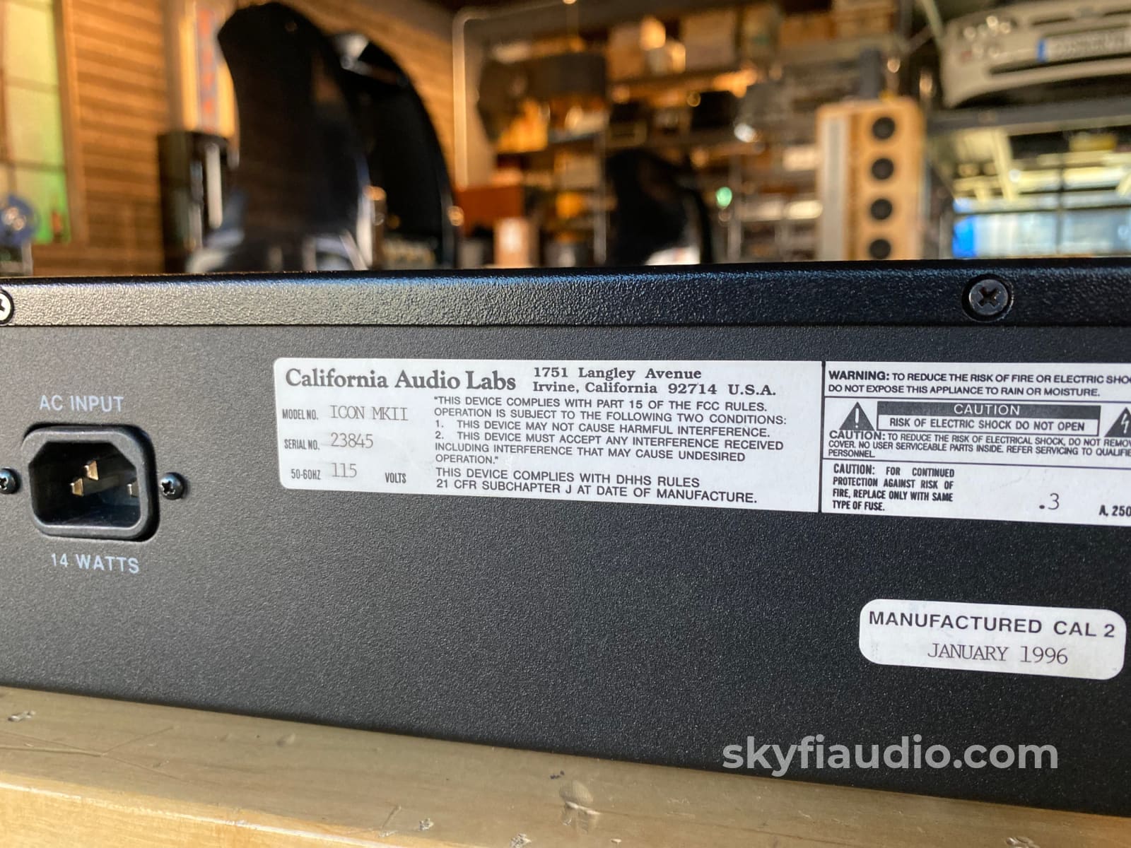 California Audio Labs Icon Mkii With Hdcd - Best Selling Vintage Cd Player + Digital