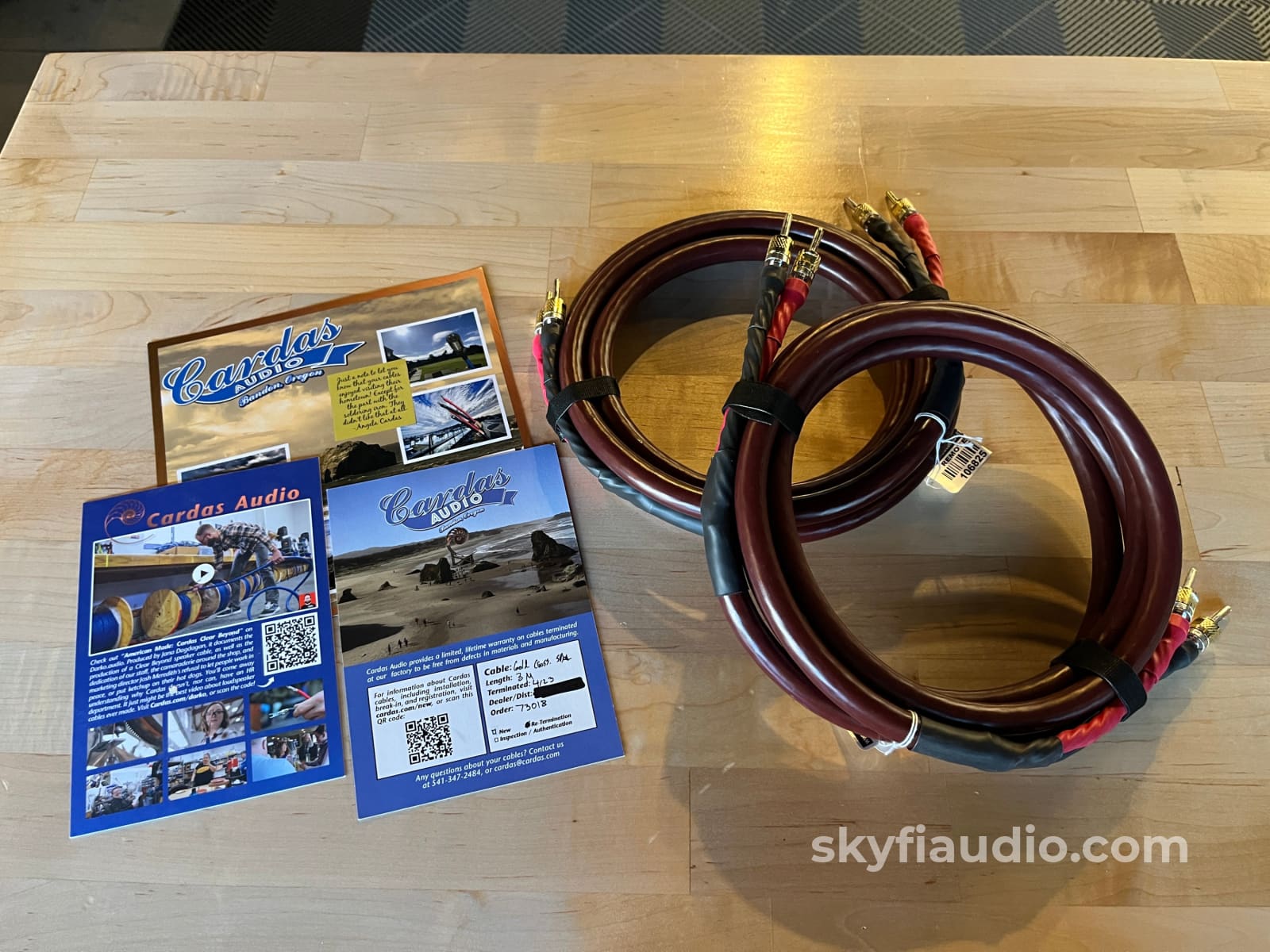 Cardas Golden Cross Speaker Cable Pair (Banana)- 3m Cables