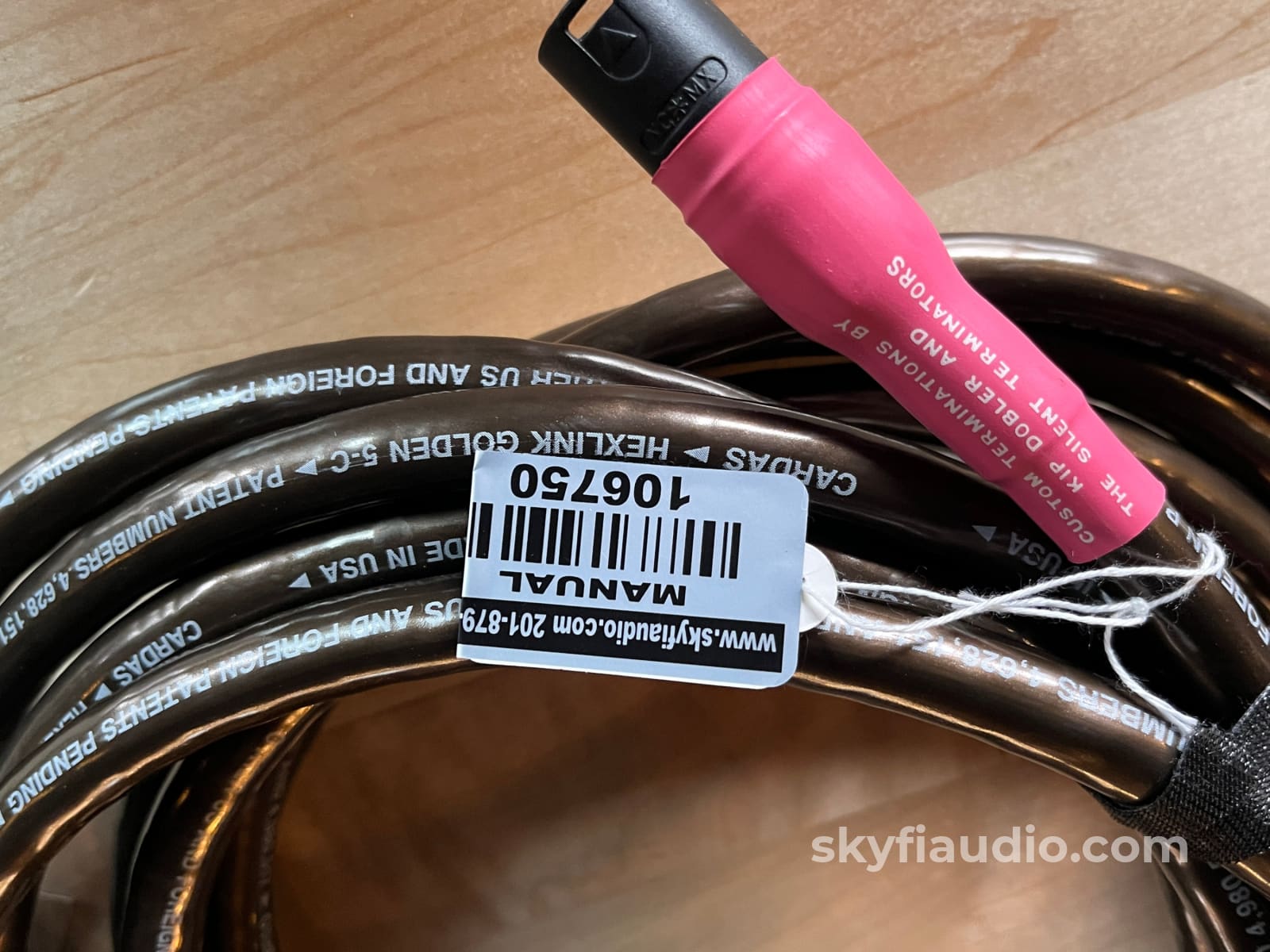 Cardas HexLink Golden Five-C XLR Cable Pair - 10ft