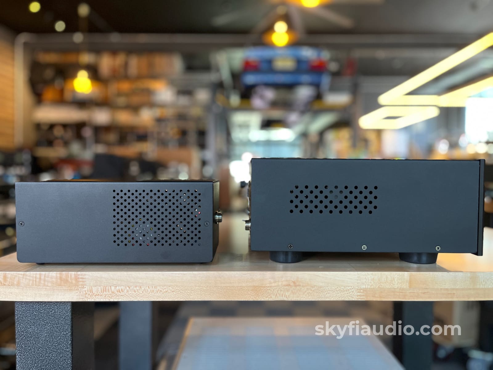 WIYETY PP500 Preamplificatore Phono Con Ingresso/Uscita RCA, 6,35mm E 3,5mm – Per Giradischi Hi-Fi