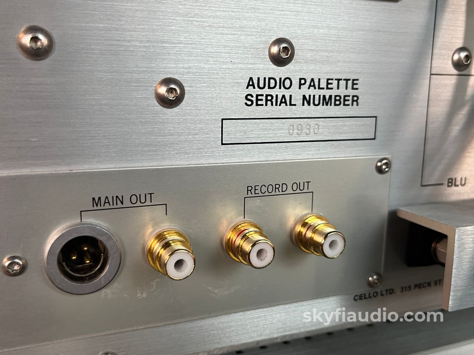 Cello Audio Palette Eq Preamp With Power Supply- Serviced Preamplifier